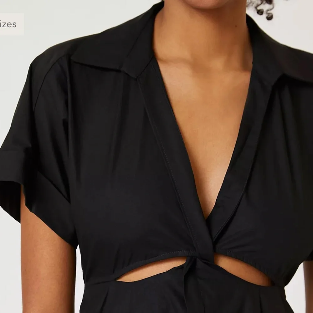 Anthropologie Twist Waist Midi Shirtdress NWT - Picture 3 of 10